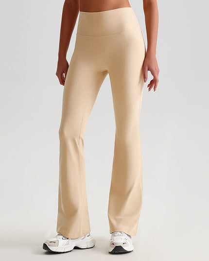 Wide-leg Bell-bottoms Tight Nude Feel Hip Raise Yoga Pants