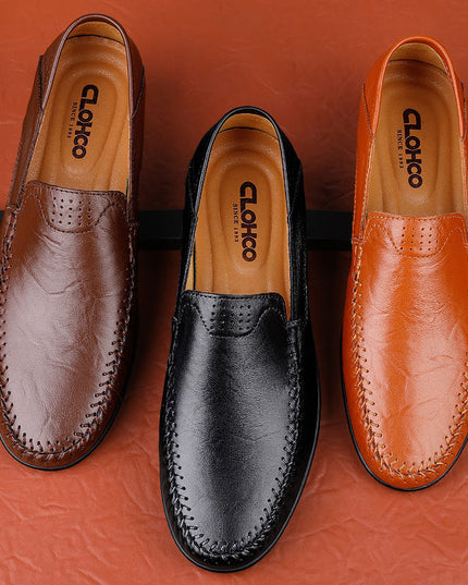 Cowhide Men's Business Casual Leather Shoes