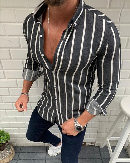 Men's Simple Casual Loose Shirt