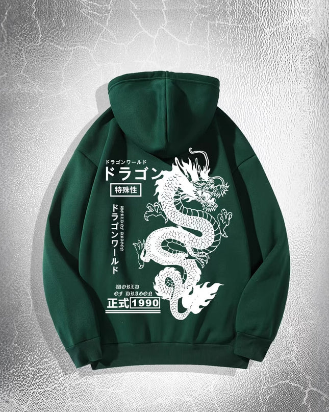 European And American Simple Printed Dark Style Hoodie