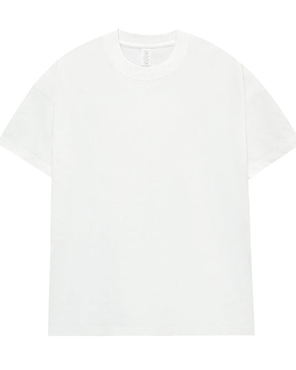 Men's Cotton Seamless Round Neck Short-sleeved T-shirt