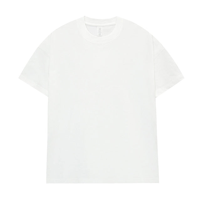 Men's Cotton Seamless Round Neck Short-sleeved T-shirt