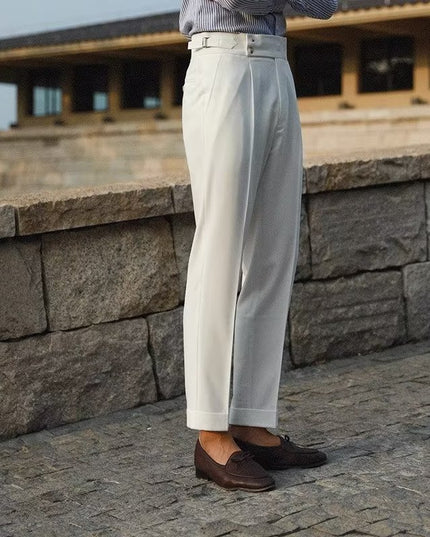 Summer Lightly Mature High-grade Slim Fit Suit Pants