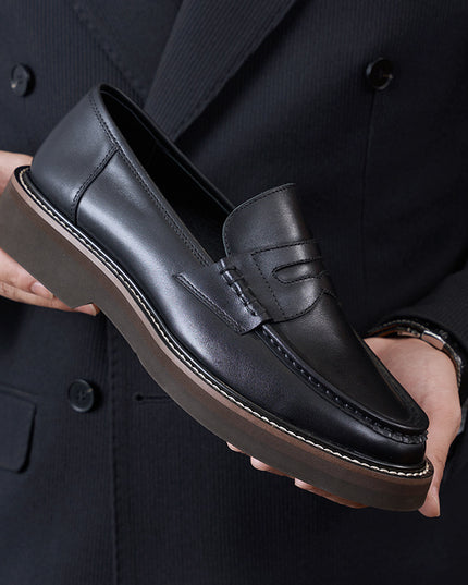 Comfortable Breathable Commuter Business Casual Leather Shoes Men