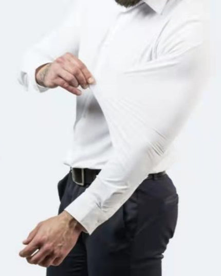 Men's Sports And Leisure Long Sleeve Lapel Shirt