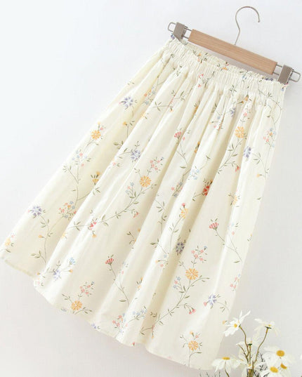 Elastic Waist Skirt Women's Short