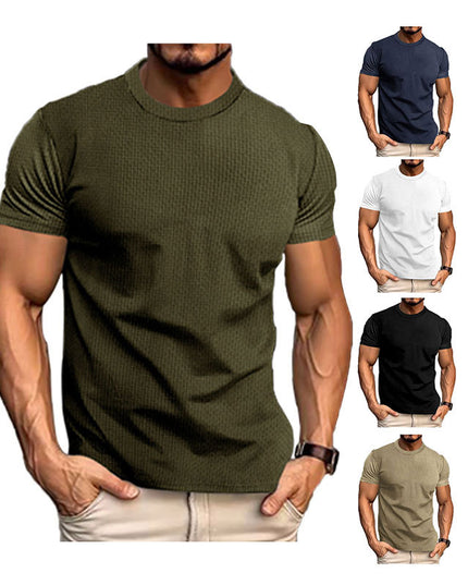 Men's Short Sleeve Breathable Slim Top