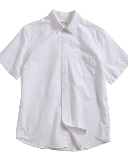 Fashion Pure Cotton Oxford Woven Shirts Men