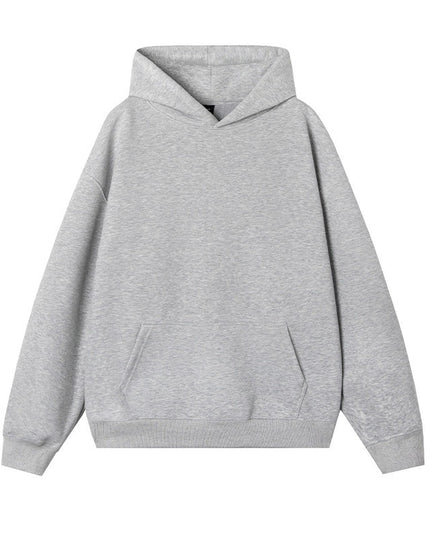 Thermal Head Cover Solid Color Hoodie Fleece-lined Thickened