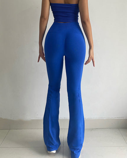 Horn Yoga Pants Women's High Waist Hip Beauty