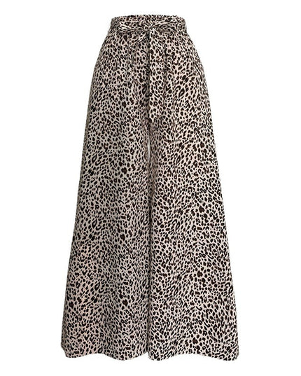 Stretch Slim Women Belt Bow Trousers