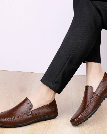 Cowhide Men's Business Casual Leather Shoes