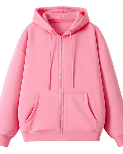 Men's Fleece Cardigan Sweater Hooded Coat