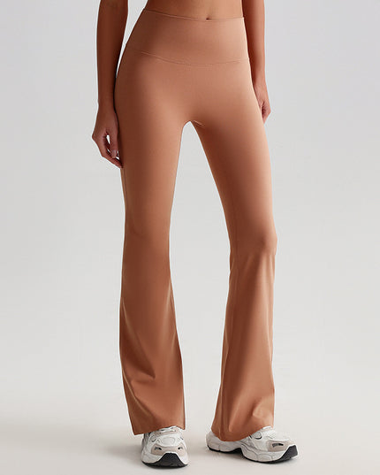 Wide-leg Bell-bottoms Tight Nude Feel Hip Raise Yoga Pants