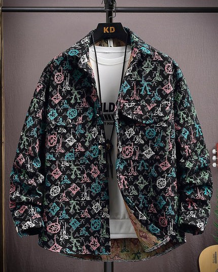 Personality Casual Lapel Shirt Coat