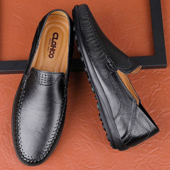 Cowhide Men's Business Casual Leather Shoes