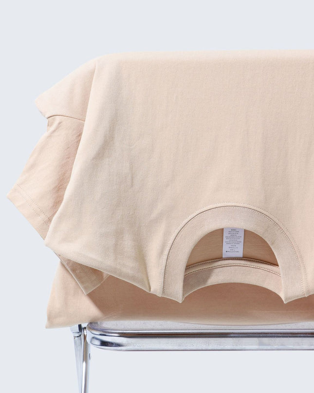 Men's Cotton Seamless Round Neck Short-sleeved T-shirt