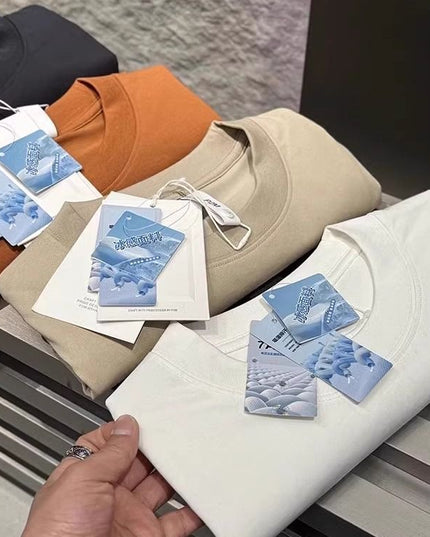 Luxury Quick-drying Hooded Simple Men's Short Sleeve