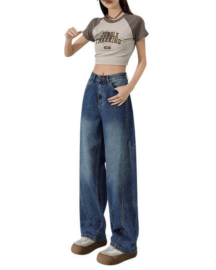 Wide Leg Jeans Loose Fashion Women