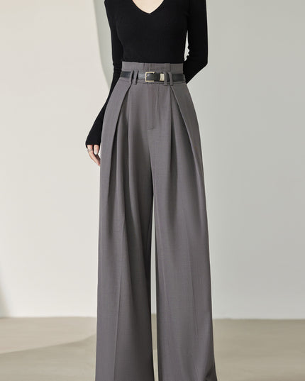Loose Trousers Wide Leg Women's High Waist Bud-shaped Pants