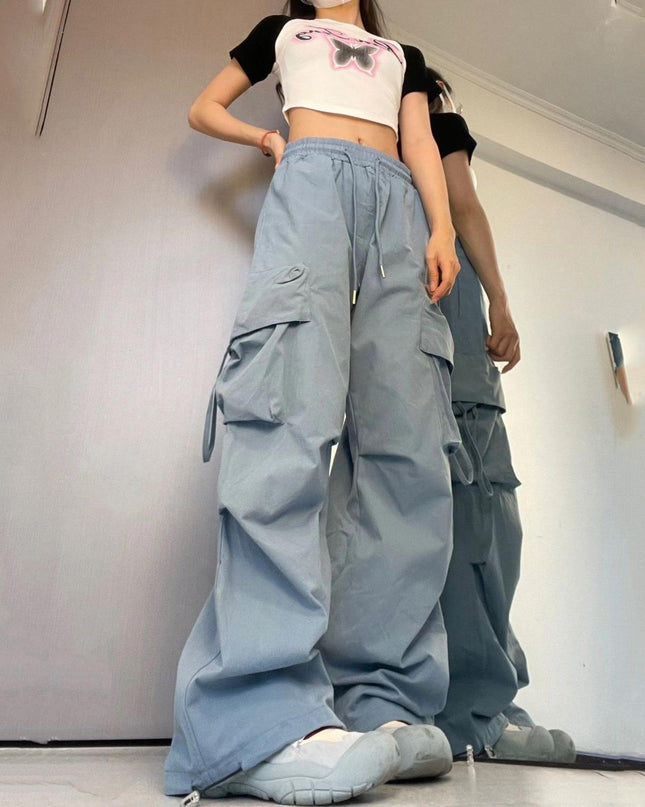 High Waist Retro Quick-drying Overalls For Women