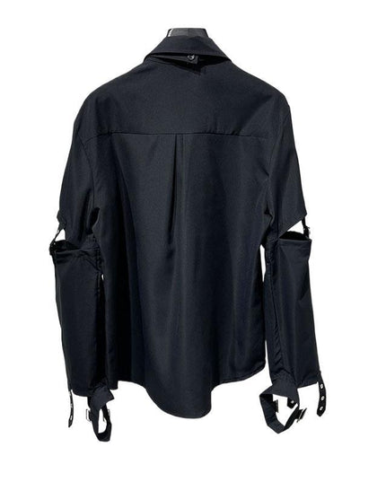 Personalized Metal Stitching Fashion Work Clothes Top