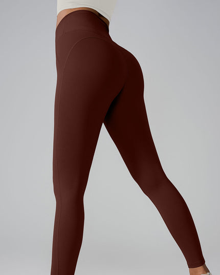 New Sports Trousers Pocket High Waist Seamless Nude Feel Yoga Pants