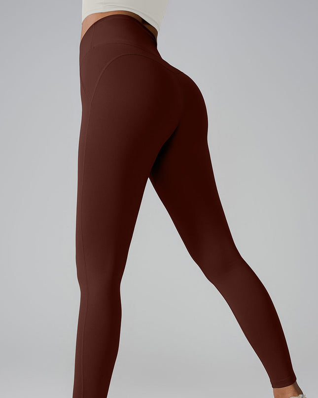New Sports Trousers Pocket High Waist Seamless Nude Feel Yoga Pants