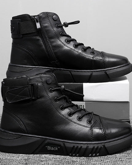 Plus Size Men's Shoes Soft-soled Martin Boots