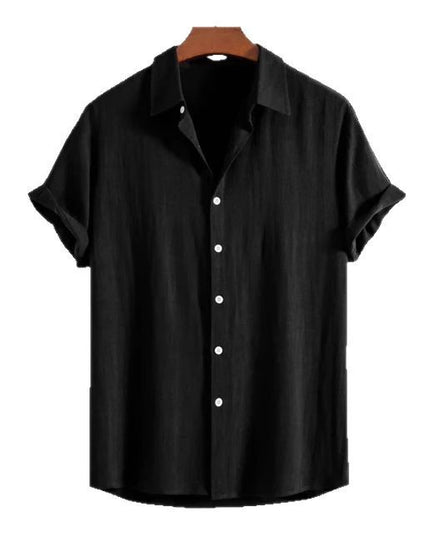 Men's Casual Loose Multi-color Beachwear Cotton And Linen