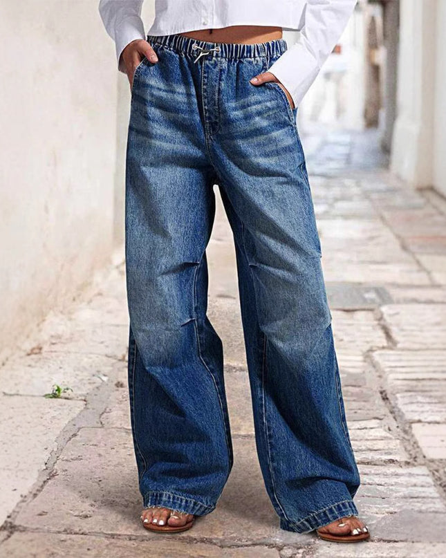 European And American Loose Jeans For Women