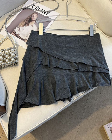Women's Versatile Design Irregular Ribbon Skirt