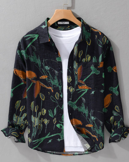 Simple Casual Wide All-match Men's Shirt