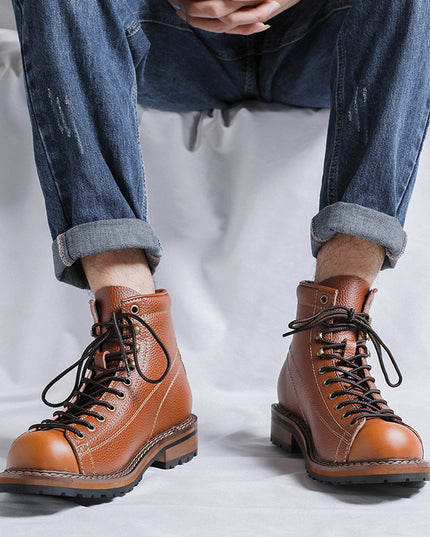 Men's High Top British Style Martin Boots