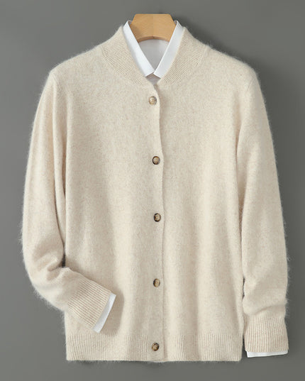 Casual Plus Size Outer Wear Men's Dehaired Angora Sweater