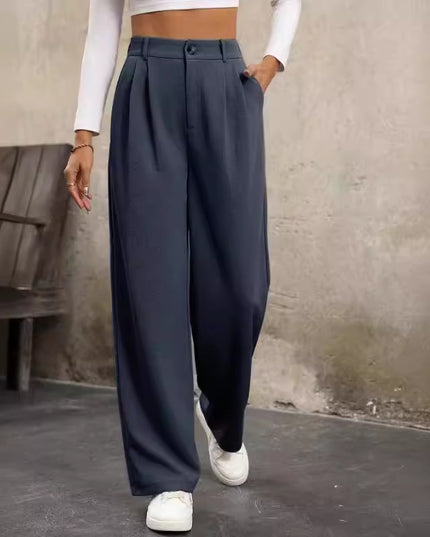 Temperament Commute High Waist Casual Suit Pants For Women