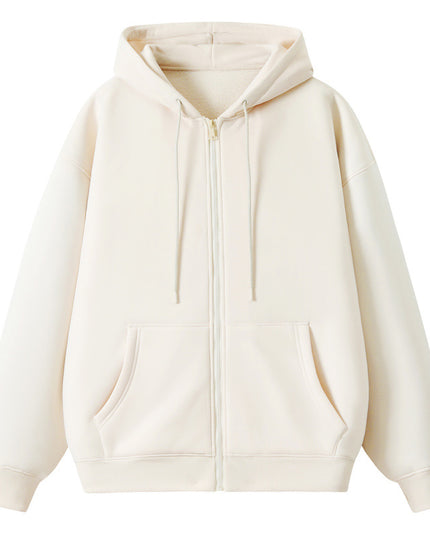 Men's Fleece Cardigan Sweater Hooded Coat