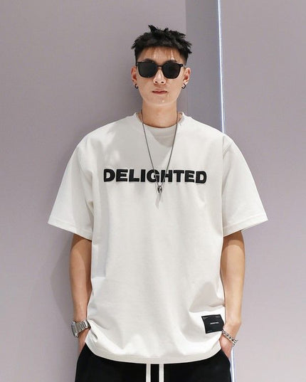 Versatile Half Sleeve T-shirt Casual Couple Short Sleeve Top