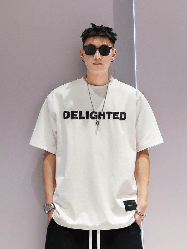 Versatile Half Sleeve T-shirt Casual Couple Short Sleeve Top