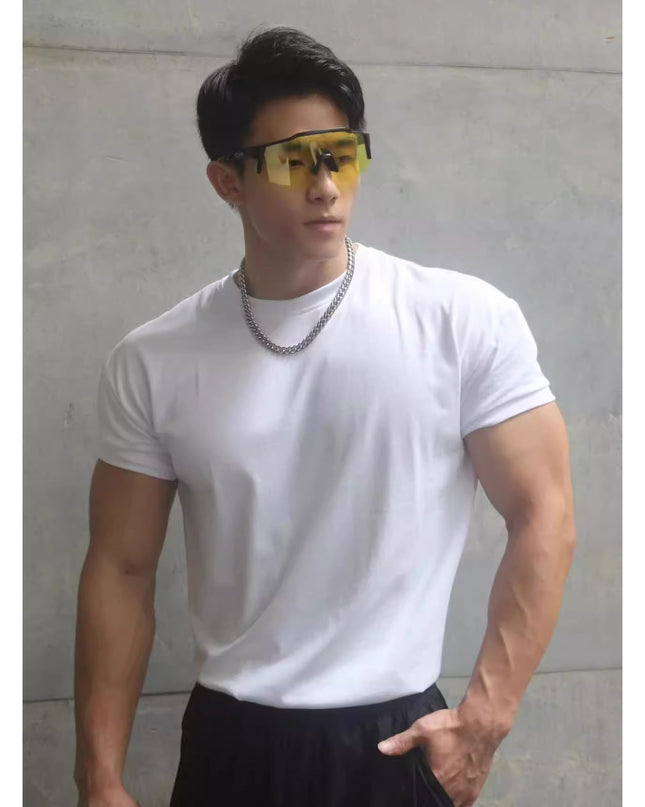 Fashion British Personalized Yupi Men's Summer T-shirt