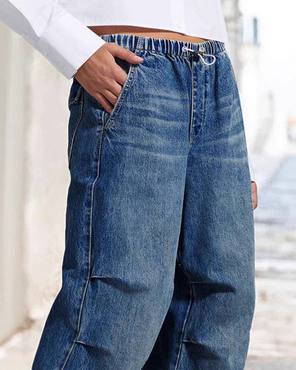 European And American Loose Jeans For Women