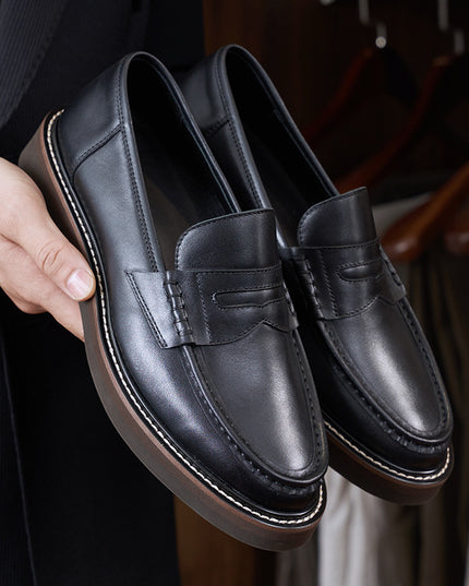 Comfortable Breathable Commuter Business Casual Leather Shoes Men