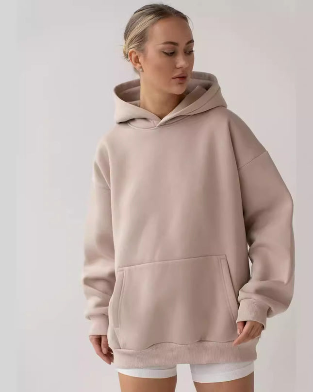 Women's Long-sleeved Hooded Sweater