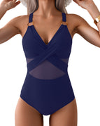 Dark Blue Eyelet