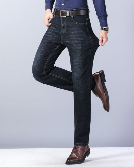 Business Casual Stretch Straight-leg Jeans