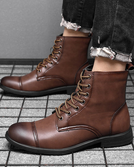 High-top British Casual Men's Shoes
