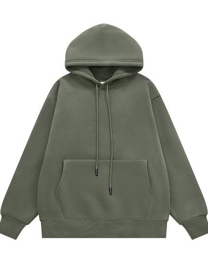 Fleece-lined Thick Hooded 10 Color Fleece Sweater Sweatpants