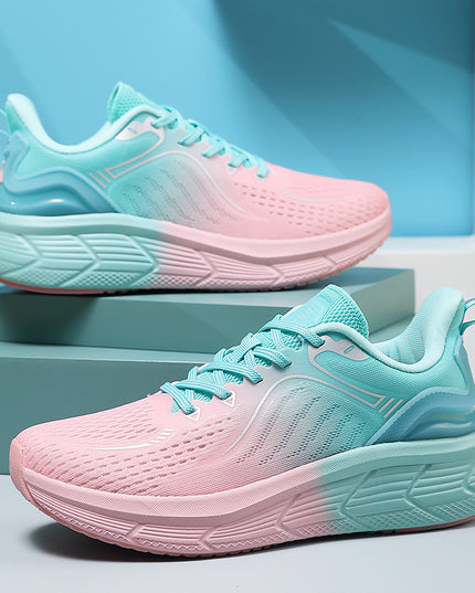 Couples Running Shoes Female Breathable Shock Absorption Springsummer Lightweight Mesh Surface Sneaker