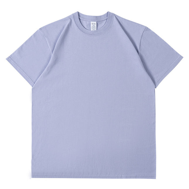 Pure Cotton Short Sleeve Solid Color Fashion Brand Loose Half Sleeve Blank T-shirt