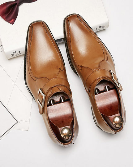 Men's Shoes, Japanese Business Leather Shoes, Formal Leather Shoes